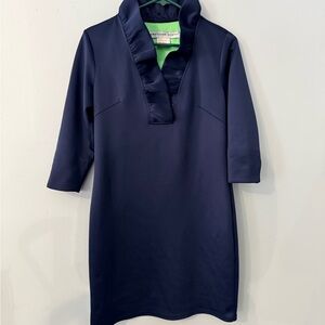 Gretchen Scott Designs Navy Long Sleeve Dress